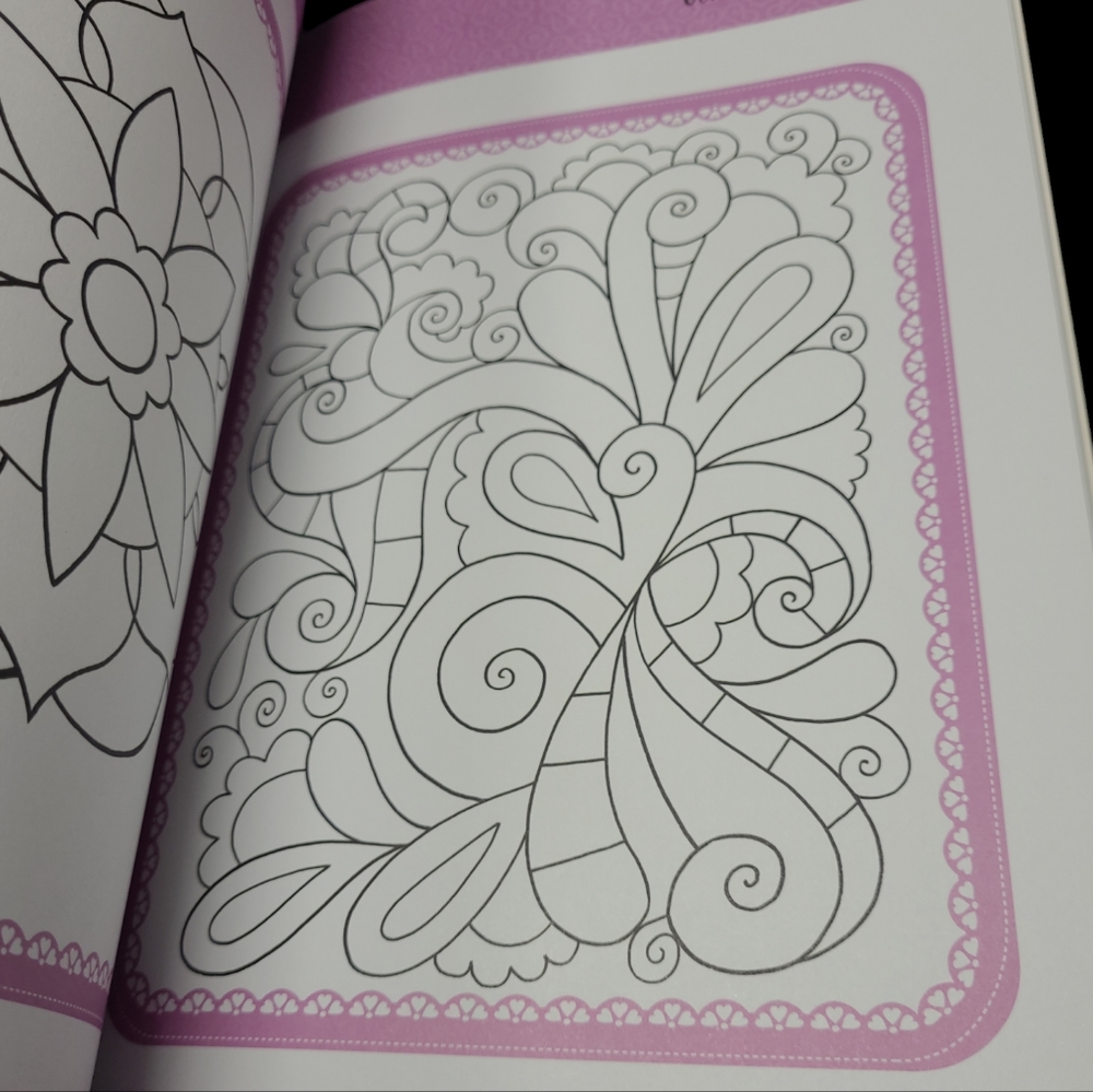 2 NEW ANY AGE COLORING BOOKS BEAUTIFUL COLORING 2016 & FLOWERS 2015 - Picture 5 of 10